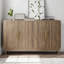 Armoire de rangement en bois avec tablette réglable