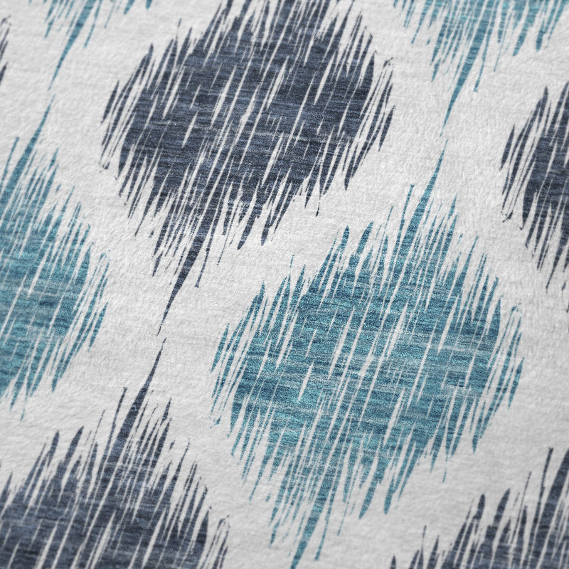 Jeté en sherpa Addison ASB848 Addison, Bleu