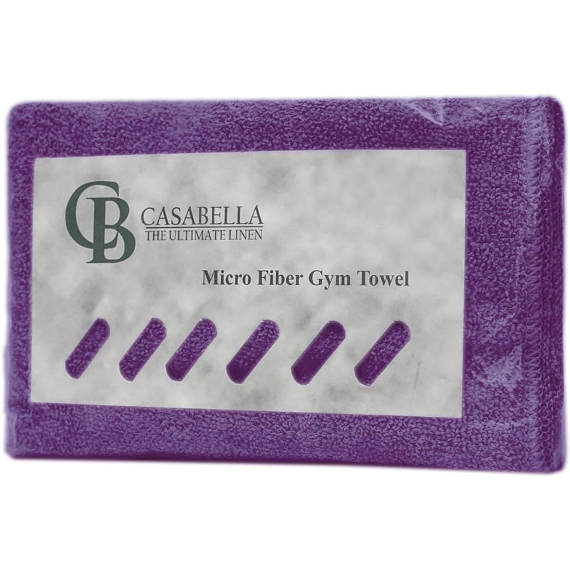 Microfiber Fast Drying Guest Towel, 2, Purple
