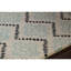 Tapis bleu en laine touffeté à la main Cloral-1601631982
