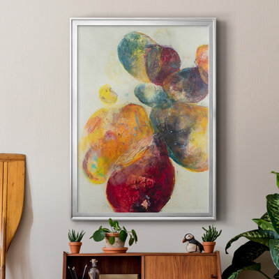 Earthy Fragments II, peinture sur papier encadrée
