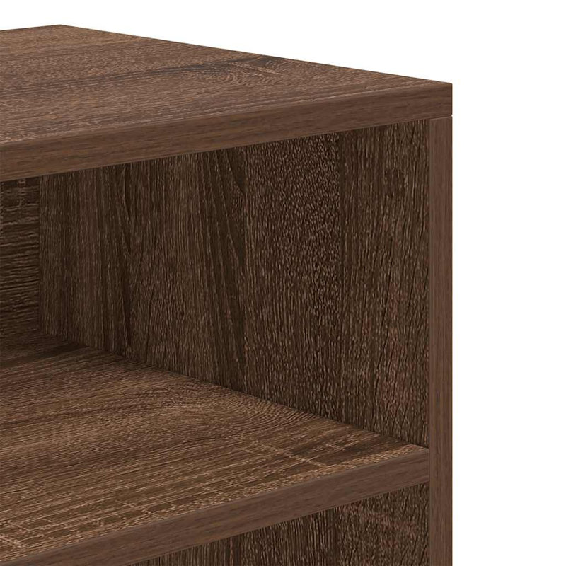 Armoire à livres vidaXL, Chêne brun
