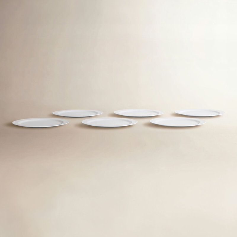 Tarhong Matte White Melamine Dinner Plate
