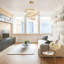 Lustre moderne en cristal Klarke