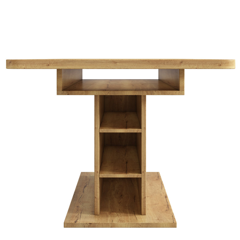 Carold Extendable Dining Table, Natural