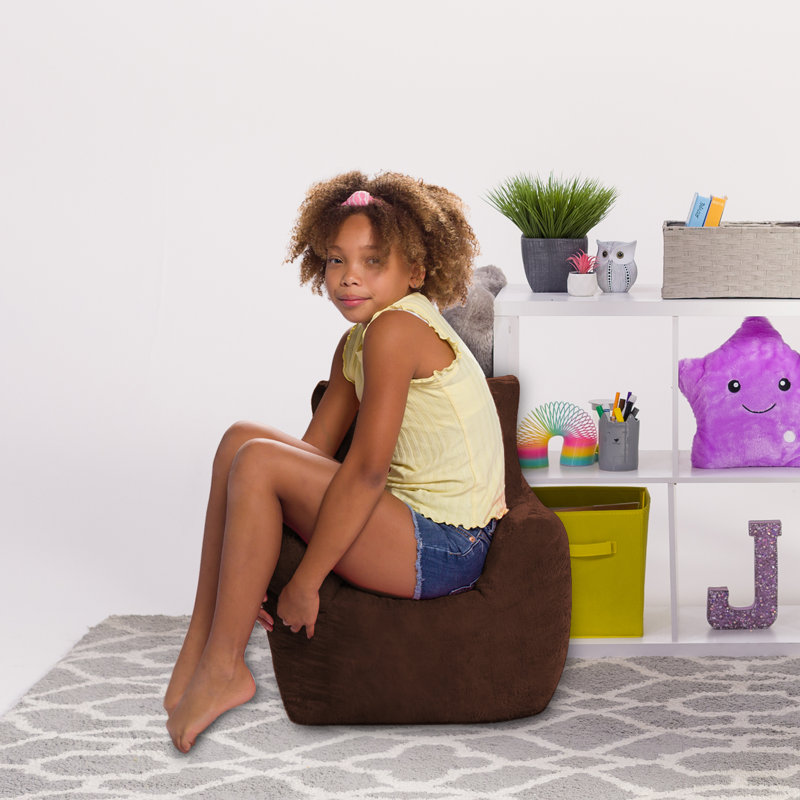 Fauteuil à billes avec siège structuré pour tout-petits et enfants, fauteuil confortable pour jouer, lire et regarder la télévision pour enfants, fauteuil Pasadena, plusieurs couleurs et tissus