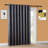 Nakagawa Damask Embossed Room Darkening Patio Door Curtain Panel for Patio Doors or Extra Large Windows-850377579-931162004