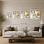 «Abstract Rose Gold» par Danhui Nai, impression sur toile-130878267-130878270