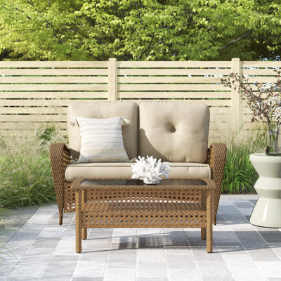 Arkadia 2 - Person Patio Conversation Sets with Cushions