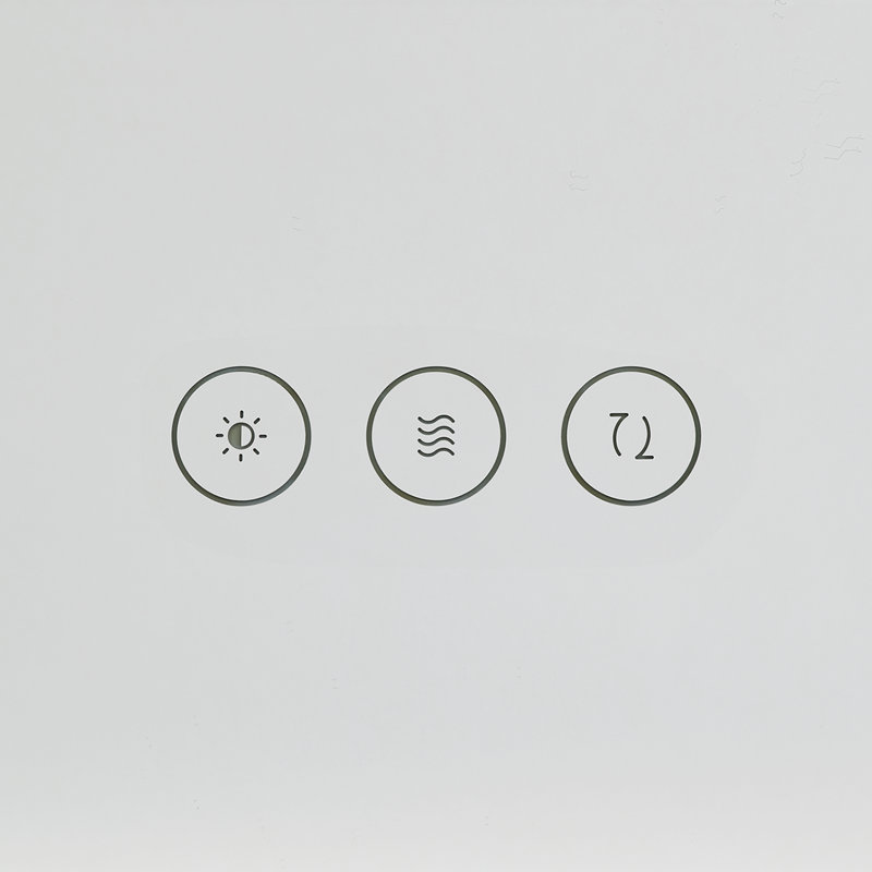 Jahon Rectangle Frameless Anti-Fog Wall Mirror, 36" x 48"