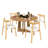 Round Dining Table - 47 Inch Farmhouse Kitchen Table