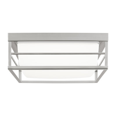 Krista Single Light Glass LED Flush Mount