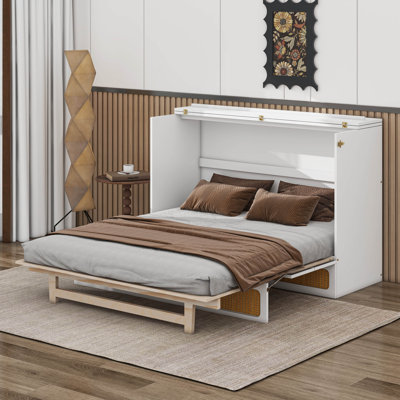 Armoire-lit escamotable avec grand tiroir et lit escamotable Murphy