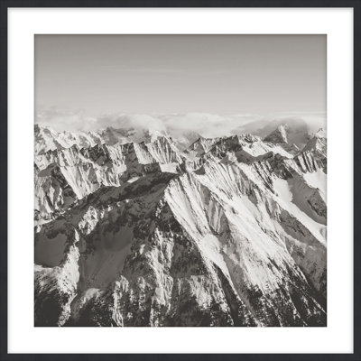 Snowscape 6, reproduction d'art encadrée