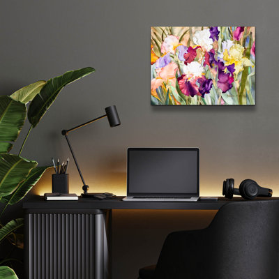 " Iris Garden I " by Sharon Pitts