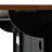 Kitchen Island Cart With Metal Decoration And Internal Storage, 54.5" Black Style Power Socket Drop Leaf Rack