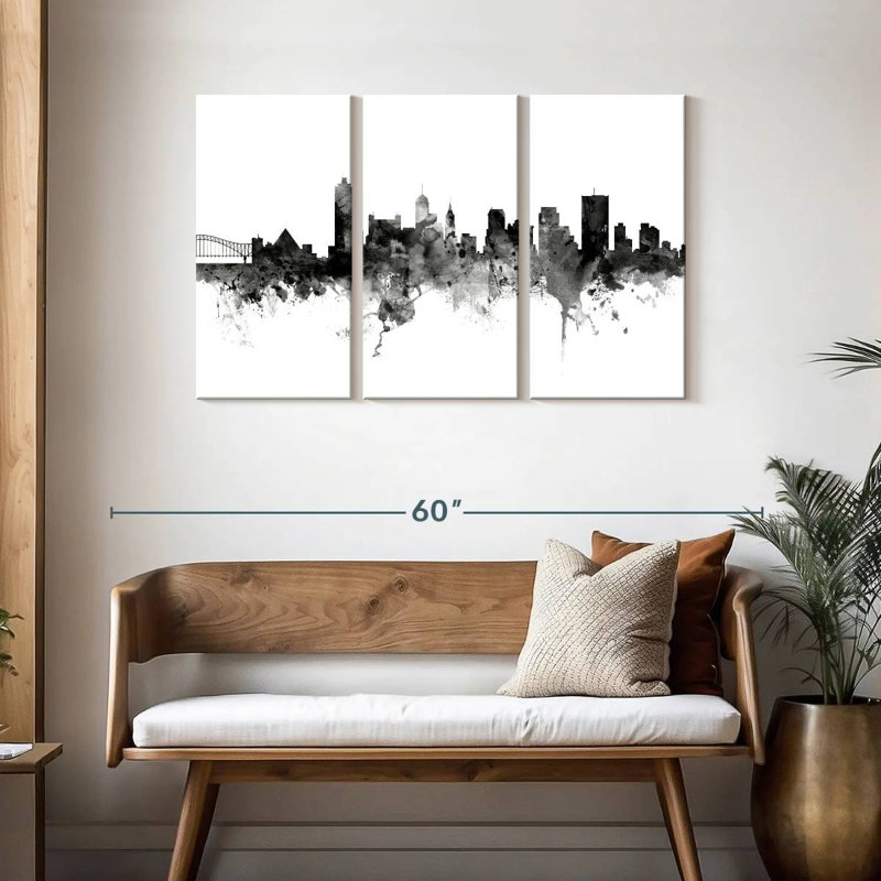 Memphis Tennessee Skyline V, 28" H x 45" W