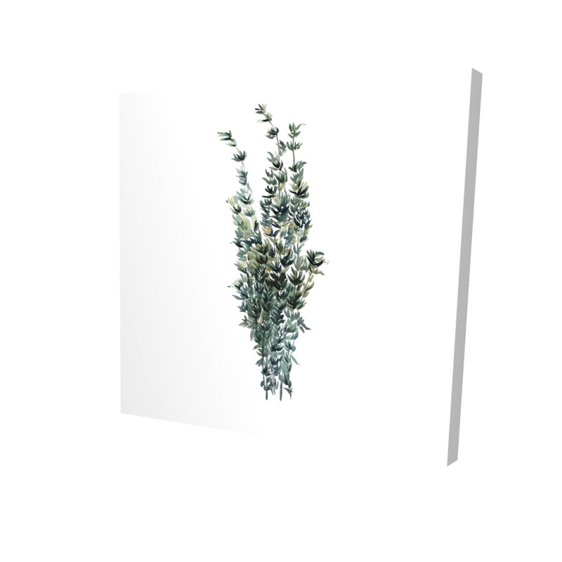 Paquet de feuilles de thym sur toile | Décoration intérieure | Art de cuisine