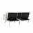 Velvet Futon Sofa Bed With Metal Legs-775168221