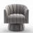 Murrow Velvet Swivel Barrel Chair-409425055