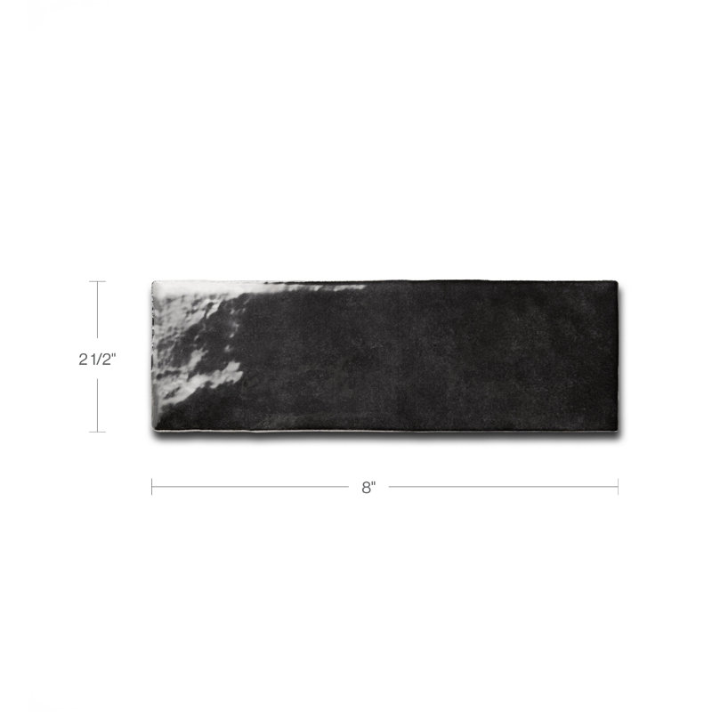 Cloe Ceramic Tile, Black