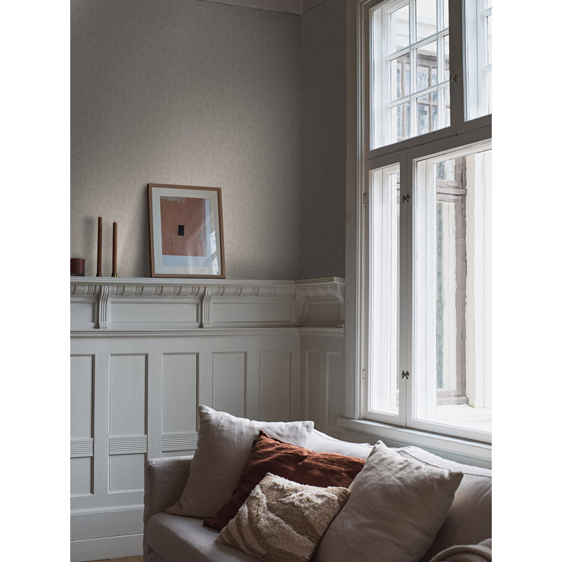 Boråstapeter Wild Ferns Wallpaper, Stone