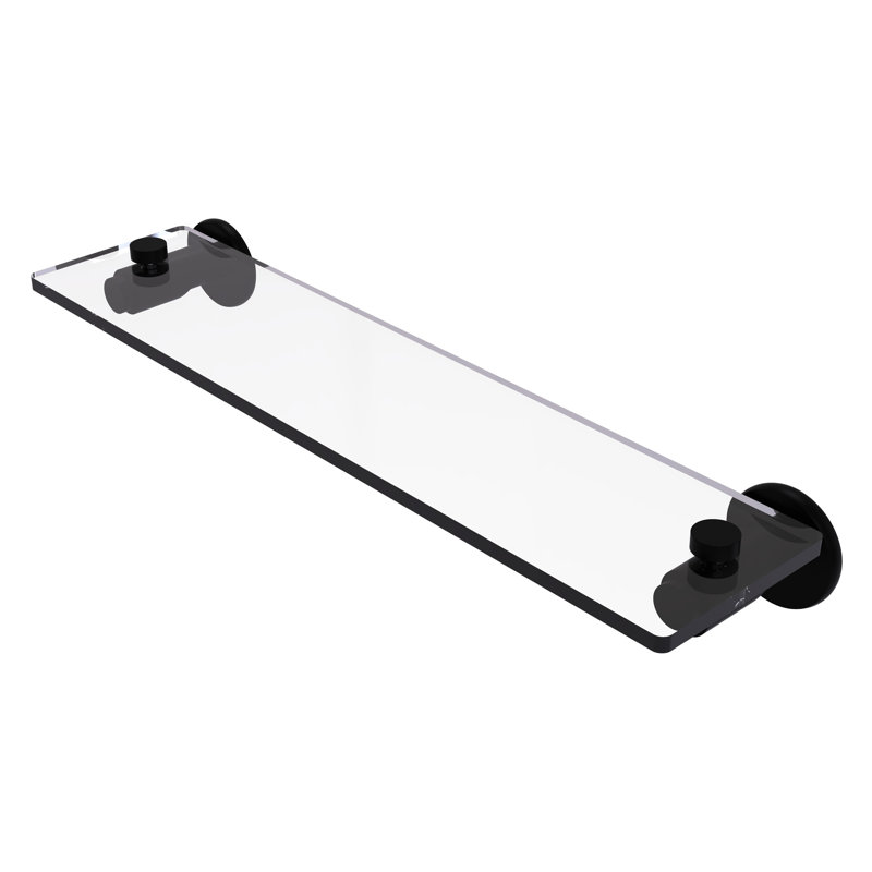 Marnell Bracket Shelf, 22", Matte Black