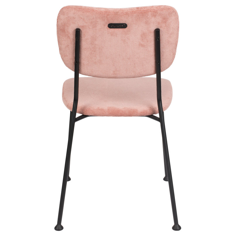 Upholstered Dining Chair, Pink