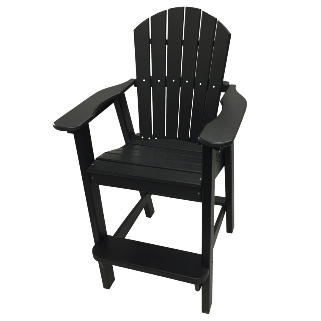 Ansel Tall Adirondack Chair, Poly Outdoor Furniture Rosecliff Heights 