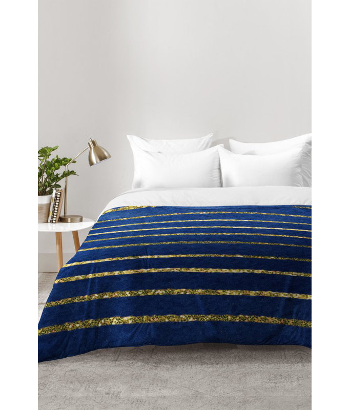 Ensemble d'édredon Social Proper Nautical Sparkle, Édredon double / grand + 2 taies décoratives sta