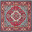 Tapis oriental rouge vif Llelend-1013885194