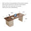 Bureau moderne en bois massif Minimalist-1163537840