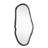 31.9’’ W Irregular Faux Diamonds Modern Black Wall Mirror