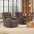 Heald 40.94"W Upholstered Swivel Rocker Recliner-1191926214