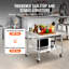 Table de travail en acier inoxydable