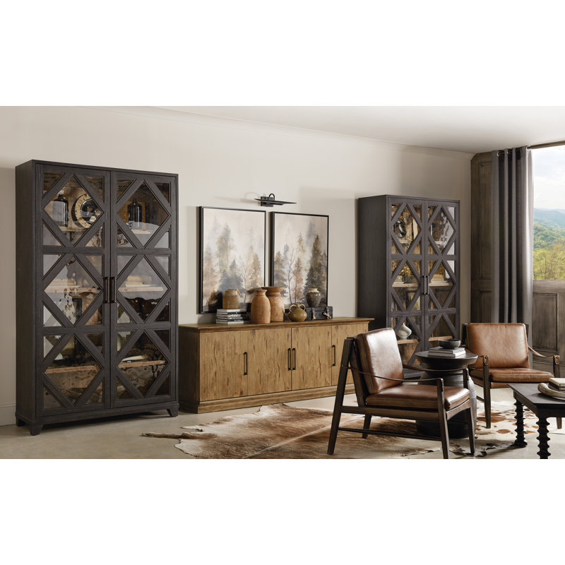 Big Sky Lighted Display Cabinet