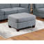 Canapé modulaire 6 pièces Mobilier de salon Canapé-lit Canapé-lit en lin 4X Fauteuil d'angle 1X et 1X Repose-pieds-1496962507