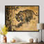 «Tiger parmi les bambous I», art mural chinois encadré-132477054-132477058