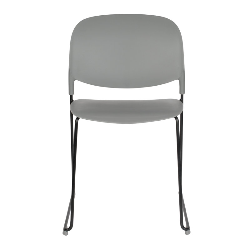 Chaise d'appoint empilable, Gris