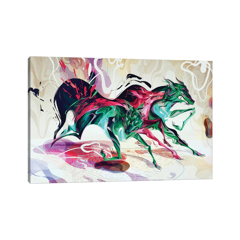 Working Hand In One Glove I by Sija Hong - Painting on Canvas, Wrapped Canvas, 20.32 cm H x 30.48 cm W