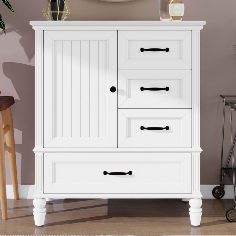 Meuble-lavabo de 30 po avec lavabo en céramique, armoire de salle de bain avec porte et trois tiroirs, patins réglables