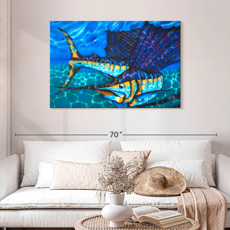 Brampt Atlantic Sailfish, 30" H x 45" W