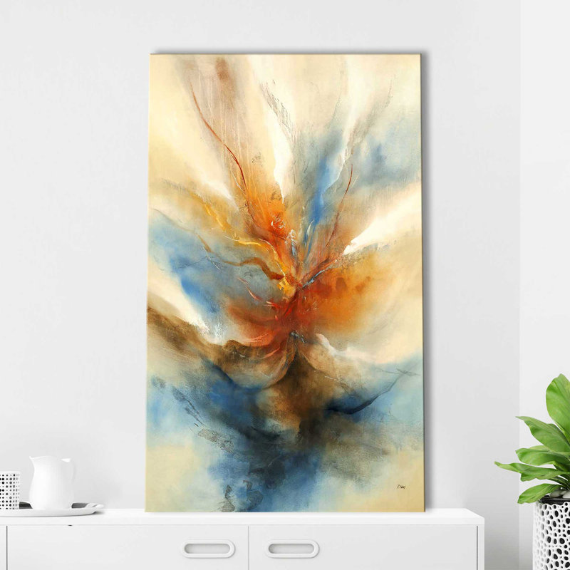 Citrina I - Peinture, Toile tendue, H 60 po x l 36 po x P 1,5 po