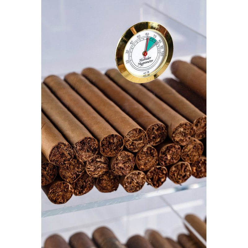 Hughe Cigar Humidor, 25.25" H x 15.25" W x 10.25" D