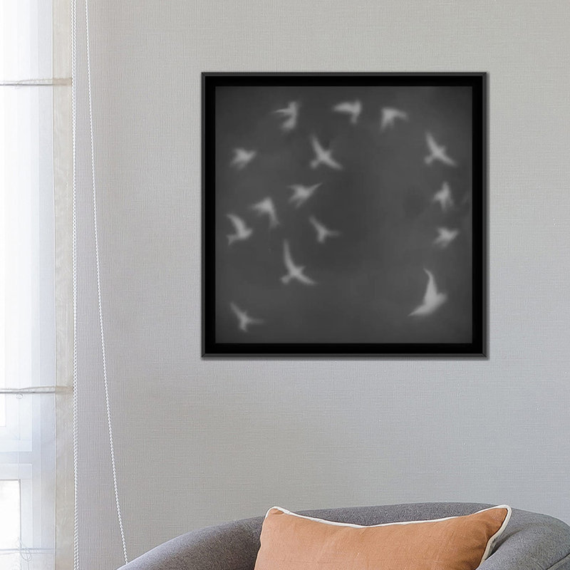 Albree Modern, vol d'oiseaux, impression sur toile, H 26 po x l 26 po x P 1,5 po, Toile tendue, Non mat