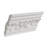 2-7/8 in x 2-7/8 in x 6 in Polyurethane Long Decorative Leaves Crown Moulding Sample