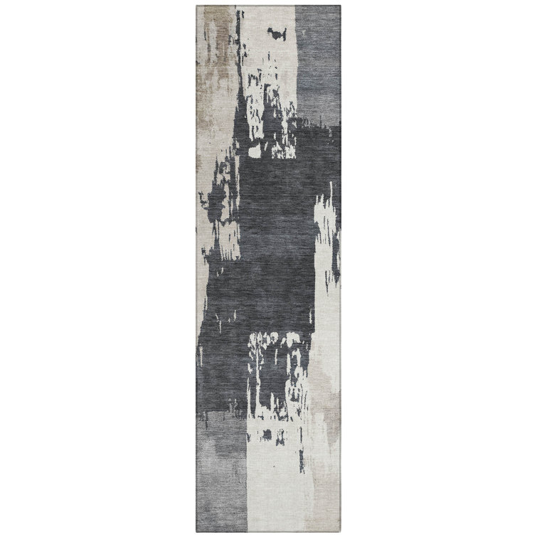 Machine Washable Indoor/Outdoor Skiljo ACN2347 Abstract Rug