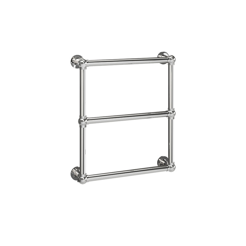 Chauffe-serviettes électrique 23,5 po x 27 po Stour, Chrome chrome