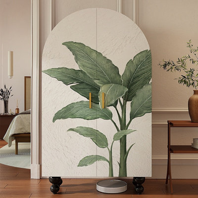 Modern and Simple Double-door Wardrobe