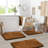 Aighan 3 Piece Ultra Soft and Absorbent Memory Foam Bath Rug Set with Non-Slip Backing-2072193400